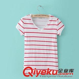 ZA 歐洲站夏季女裝專柜修身領(lǐng)口袖口卷邊純棉T恤原始圖片3