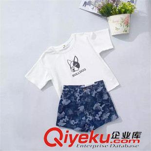 AA 夏裝新款歐美風(fēng)高腰顯瘦海軍風(fēng)迷彩闊腿短褲 打底褲女 外貿(mào)原單原始圖片3