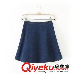 AA 歐美dp少女時(shí)代牛仔傘裙高腰顯瘦短裙 實(shí)體爆款批發(fā) 一件代發(fā)原始圖片2