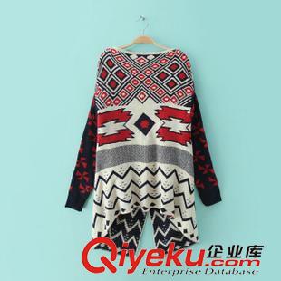 ON 等 歐洲站秋冬新款女裝 北歐風(fēng)垂褶長袖針織開衫毛衣外套原始圖片3