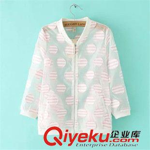 防曬衣 歐洲站專柜面料夏新款貼補(bǔ)歐根紗拼接中袖防曬衣時(shí)尚女裝外套女原始圖片2