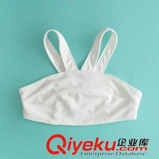 背心、吊帶 歐洲站女裝米蘭達(dá)可兒明星同款露背純色性感內(nèi)衣吊帶 速賣通新品原始圖片2