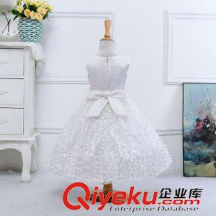 新品預定 預定 白色碎花公主裙花童婚紗禮服裙韓版純色蕾絲小花配飾連衣裙