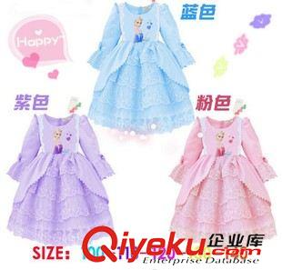 連衣裙 一件代發歐美新款童禮服花童禮服裙兒童婚紗花朵拼色連衣裙童裙女