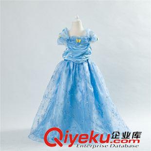 其他 一件代发 2015 5月新款蝴蝶亮片 女童灰姑娘礼服裙