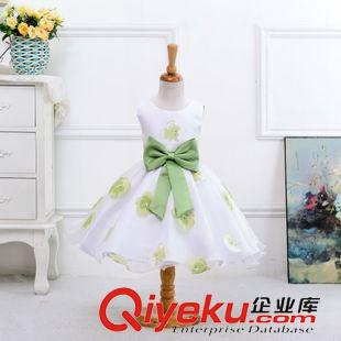 禮服大組 整手廠家直銷批發童連衣裙花童婚紗禮服裙兒童可愛網紗印花大擺裙