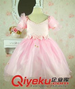 禮服大組 整手廠家直銷童禮服新款女童花朵亮片禮服6層裙擺粉色網(wǎng)紗公主裙