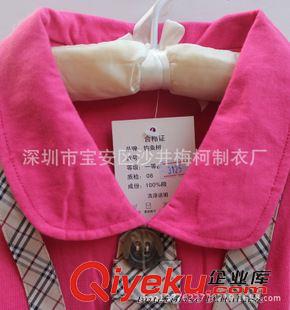 連衣裙 整手童裝外貿gd女童格子純棉短袖連衣裙批發 英倫風girl dress原始圖片2