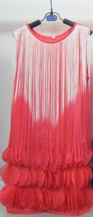 手工裙 整手童裝外貿(mào)批發(fā)2015歐美女童手工蕾絲裙流蘇背心裙 girl dress原始圖片2