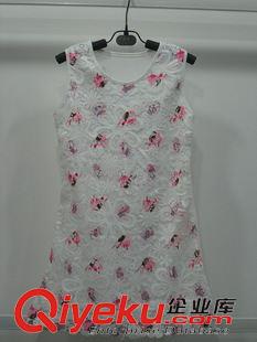 手工裙 整手女童裝外貿(mào)批發(fā) 歐美新款彩色蝴蝶蕾絲背心連衣裙girls dress