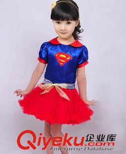舞蹈裙 整手gd女童海盜舞蹈裙豎條公主裙TUTU萬圣節節日演出服不帶頭飾