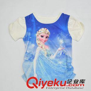 男童/女童T恤 整手批發(fā)女童2015新款圣誕老人T恤衫蝴蝶結(jié)泡泡袖純棉短袖上衣潮