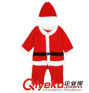 圣誕節(jié)/萬圣節(jié)專區(qū) 一件代發(fā)2015新款男女童圣誕節(jié)套裝配送帽子圣誕連衣裙秋款演出服原始圖片3