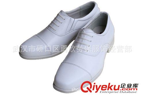 07海軍 07白皮鞋海軍校尉常服白色皮鞋男士三接頭白皮鞋軍官皮鞋