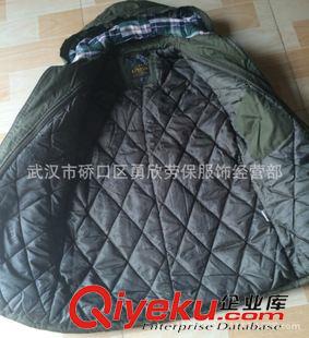 戶外休閑服 廠家直銷/休閑自由戰(zhàn)神軍綠洗水棉襖/ZY--0138款原始圖片3
