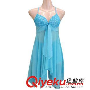 分體泳衣 新款女分體泳衣溫泉平角大厚胸墊鋼托聚攏性感遮肚游泳衣廠家批發(fā)原始圖片3