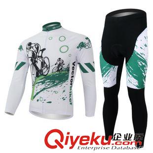 男款抓絨套裝|背帶套裝 男款 XINTOWN長(zhǎng)袖綠騎行服 自行車服 抓絨防風(fēng)保暖功能衣褲批發(fā)