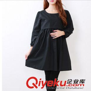 秋季孕婦裝 2015新款韓版孕婦裝棉麻哺乳連衣裙原始圖片2