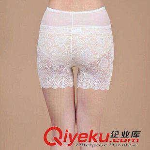 女士內(nèi)衣內(nèi)褲 zpPerfect sue安全褲蕾絲防走光打底褲三分平角保險(xiǎn)褲提臀收腹原始圖片3