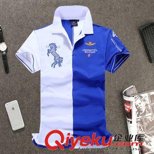 其他品牌 2015新品 空軍一號 男士t恤 時尚百搭t恤 全棉POLO衫男士翻領短袖