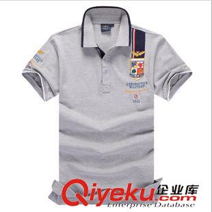 其他品牌 夏季空軍爆款外貿(mào)男裝POLO衫短袖男士翻領(lǐng)純棉時(shí)尚短袖T恤