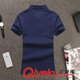 女款短袖 2015春夏新品 女裝翻領(lǐng)短袖t恤 純棉t恤女女式韓版衫 時(shí)尚女T恤原始圖片3