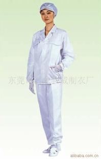 夏季工裝 供應(yīng)東莞防靜電工作服，防靜電制服，東莞服護(hù)服定做