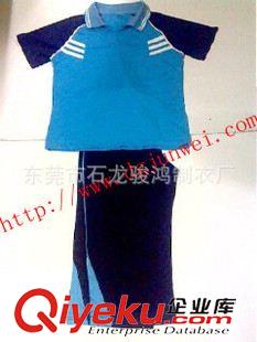 夏季運(yùn)動服 廠家定(訂)做沐足技師工作運(yùn)動服上衣和套裝，夏季教師服新款圖片