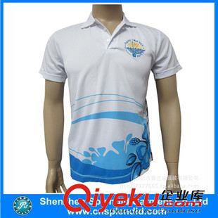 男式POLO衫 廠家定做 典雅流行T恤衫 夏季絲印LOGOT恤原始圖片3