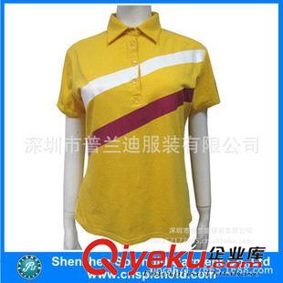 女式POLO衫 定做廣告衫女式全棉短袖翻領T恤 夏裝女士韓版修身T衫
