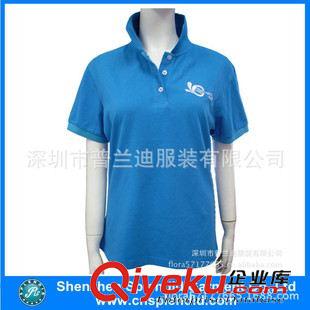 女式POLO衫 全純棉翻領(lǐng)女POLO衫 來樣定做文化POLO衫 短袖女款T恤原始圖片2