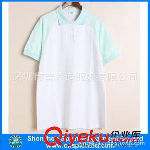 女式POLO衫 定做韓版女士糖果色寬松插肩短袖T恤衫/POLO衫原始圖片3