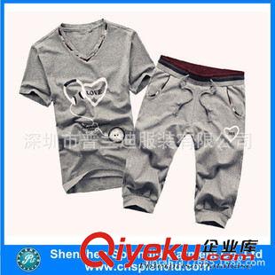 其它球服 韓版休閑套裝女款夏裝 女式運(yùn)動(dòng)套裝 時(shí)尚短袖T恤兩件套 女