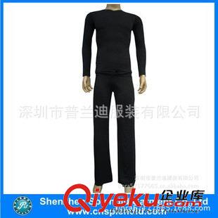 其它球服 男士健身服三件套男士黑色jm運(yùn)動(dòng)套裝原始圖片2