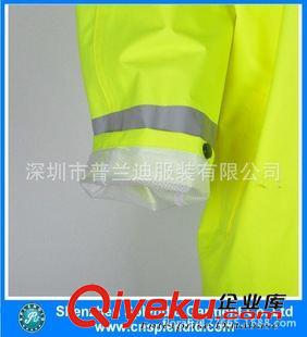 高亮連身服 夜間反光衣交通安全服 安全反光雨衣套裝 防水防寒定做原始圖片3