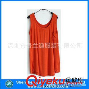女式背心 女式黑色背心純棉背心女士新款背心女士修身背心原始圖片3