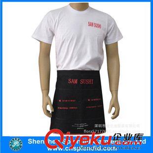 其他 供應紅色掛脖式促銷圍裙 圍裙 廣告圍裙 廚房圍裙 深圳圍裙原始圖片2