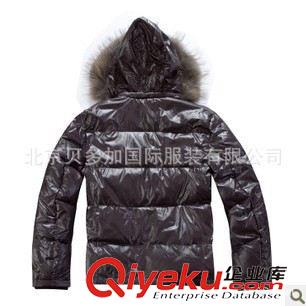 防寒服 貝多加工廠2014冬裝新款男裝真毛領(lǐng)男款羽絨服北京外貿(mào)版加工定做原始圖片2