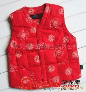 馬甲 外貿(mào)日韓原單羽絨馬甲訂做/兒童加厚馬甲兒童馬甲定做/加工馬甲原始圖片3