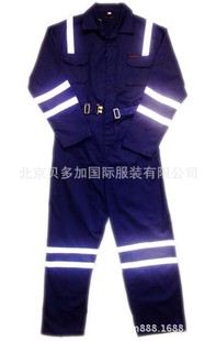工作服 工作服阻燃工作服防酸堿/防靜電工作服加工/連體工作服石油服定做原始圖片3