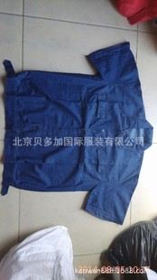 外貿服裝 廠家生產全棉工作服短袖工作服防靜電工作服定做牛仔短袖訂做加工