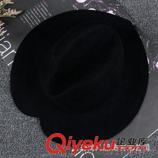 全部產品 韓國優雅時尚女士帽子桃心形羊毛呢寬沿禮帽愛心英倫復古春秋冬季原始圖片2
