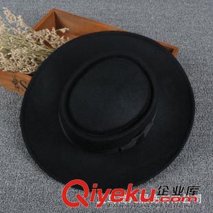 9月新款 gd定制{dj2}秋冬天日系珍珠蝴蝶結羊毛呢禮帽漁夫盆帽子女士秋季