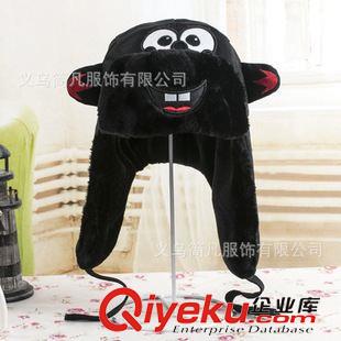 男女雷鋒帽◆超保暖 廠家外貿新款冬季保暖可愛卡通海綿寶寶雷鋒帽子女士男士冬天加厚原始圖片3
