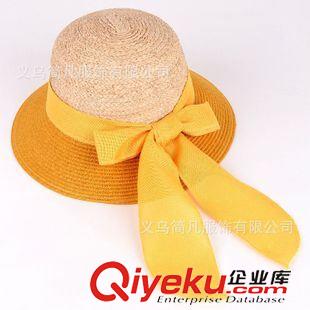 盆帽‖漁夫帽 廠家韓國新款拉菲草帽夏天蝴蝶結(jié)盆帽女士遮陽帽子折疊大沿太陽帽原始圖片3