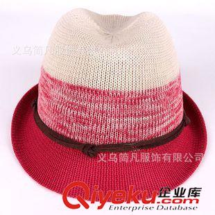 針織毛線帽 廠家外貿(mào)韓國新款春秋針織毛線帽子批發(fā)女士小禮帽男士爵士帽英倫原始圖片2