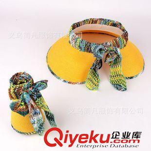 兒童帽子 廠家外貿(mào)韓版新款夏天兒童草帽子女童空頂帽大沿太陽帽防曬遮陽帽原始圖片3