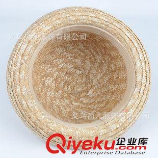 親子帽子 廠家直銷麥稈草帽防曬沙灘小禮帽DIY帽坯女士帽子夏天光板平沿帽