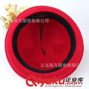 親子帽子 韓國(guó)可愛(ài)卡通米老鼠羊毛呢帽米奇帽子大耳朵禮帽女士造型帽羊氈帽