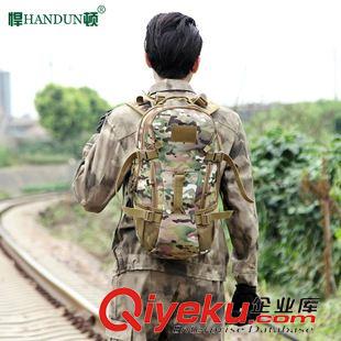 雙肩背包 悍頓 軍迷登山包雙肩男女戶外旅行迷彩防潑水包戰(zhàn)術背包HD15C263原始圖片2